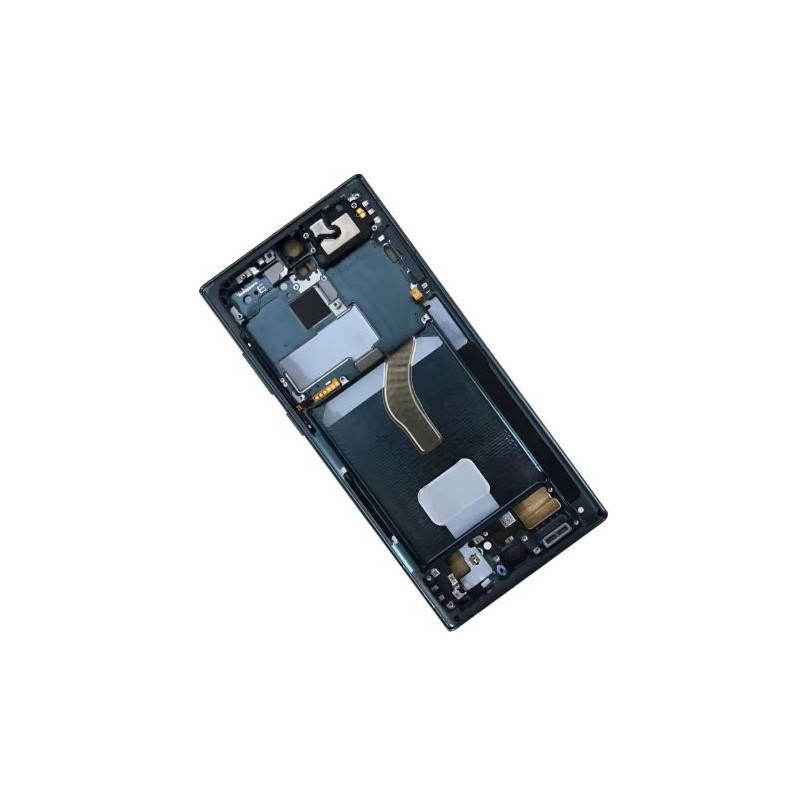 Middle housing Samsung S908 S22 Ultra Green original (used Grade B)