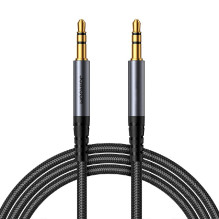 Audio adapteris JOYROOM (SY-A08) 3,5mm į 3,5mm (p-p) 1,2m juodas