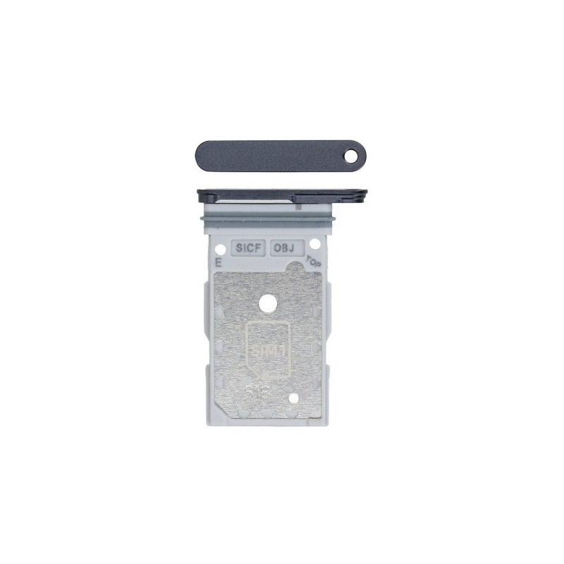 SIM kortelės laikiklis Samsung S931 S25 / S936 S25 Plus Black originalus (service pack)