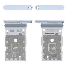 SIM kortelės laikiklis Samsung S931 S25 / S936 S25 Plus Icy blue originalus (service pack)