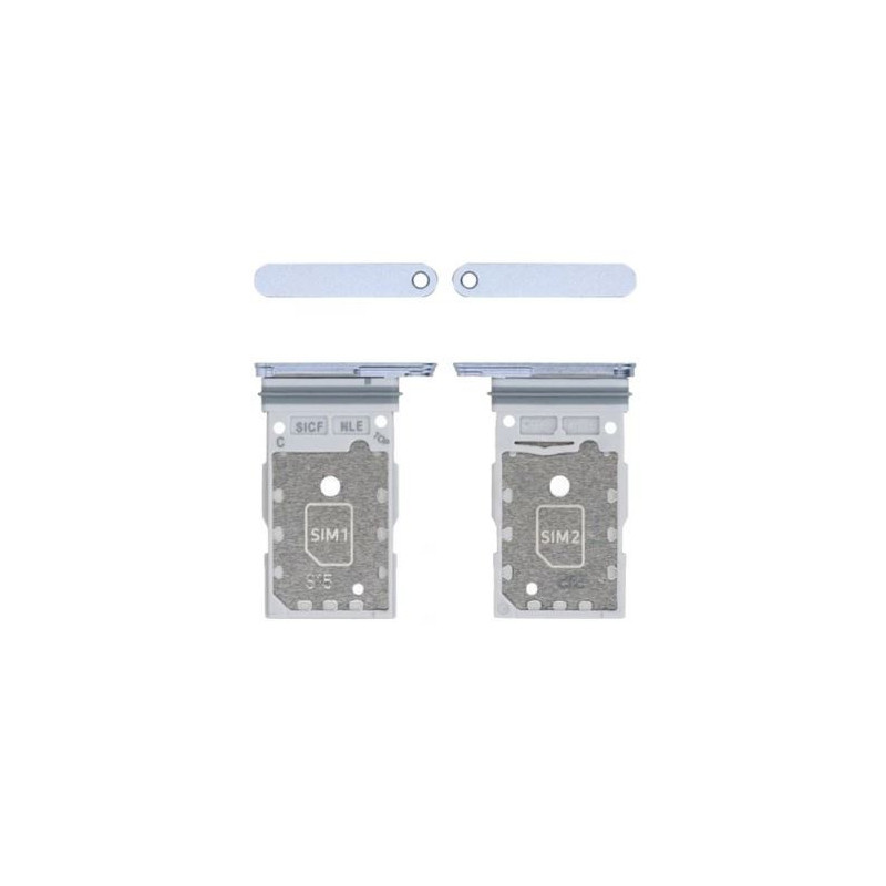 SIM kortelės laikiklis Samsung S931 S25 / S936 S25 Plus Icy blue originalus (service pack)