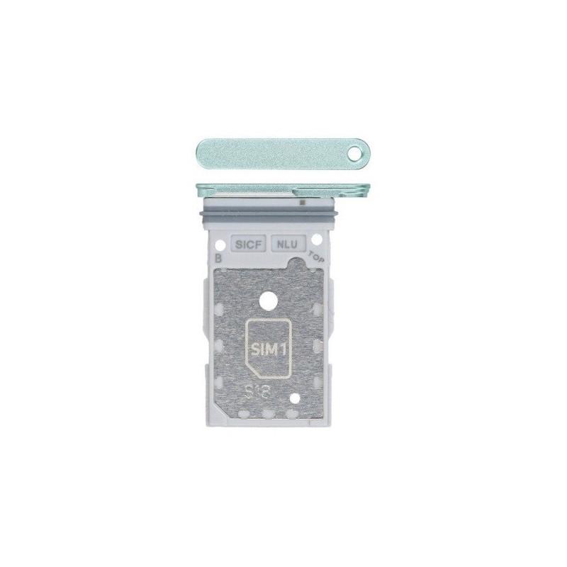 SIM kortelės laikiklis Samsung S931 S25 / S936 S25 Plus Mint originalus (service pack)