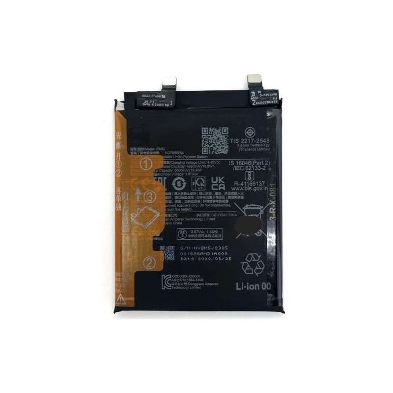 Battery original Xiaomi 12T / 12T Pro 5G 5000mAh BM5J