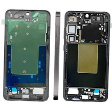 Middle housing Samsung S926 S24 Plus Phantom Black original (service pack)