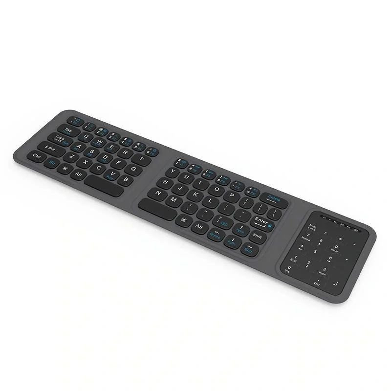 Belaidė klaviatūra WiWU Foldable (FMK-05) juoda