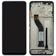 Ekranas Xiaomi Redmi 14C 4G / Poco C75 su lietimui jautriu stikliuku ir rėmeliu Black ORG
