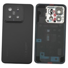 Galinis dangtelis Xiaomi 14 Black su kameros stikliuku ORG