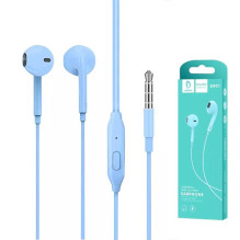 Handsfree Denmen (DR01B) 3,5mm blue