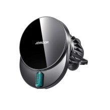 Belaidis automobilinis įkroviklis-laikiklis JOYROOM (JR-ZS409) Magnetic (MagSafe 15W) tvirtinamas ant ventiliacijos grot