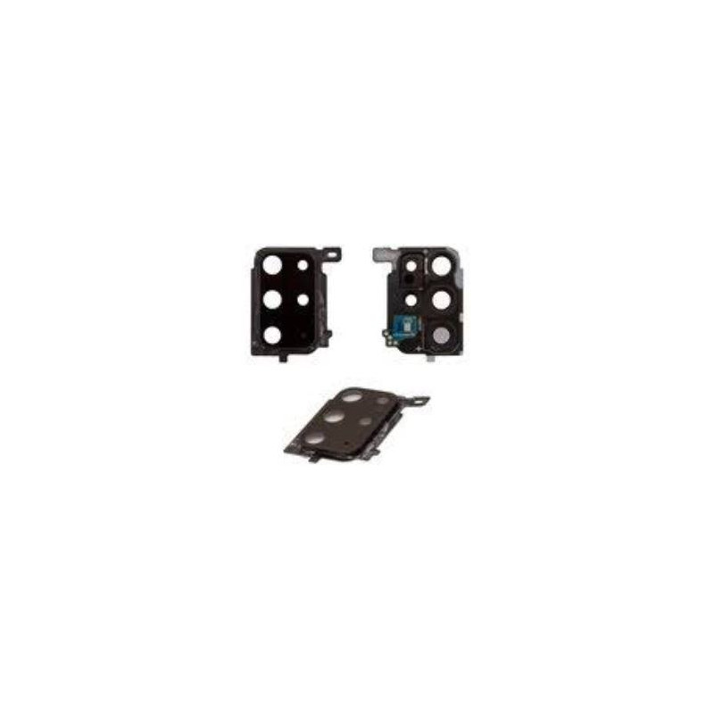 Samsung G985 / G986 S20 Plus kameros stikliukas su rėmeliu Cosmic Black originalus (used Grade A)