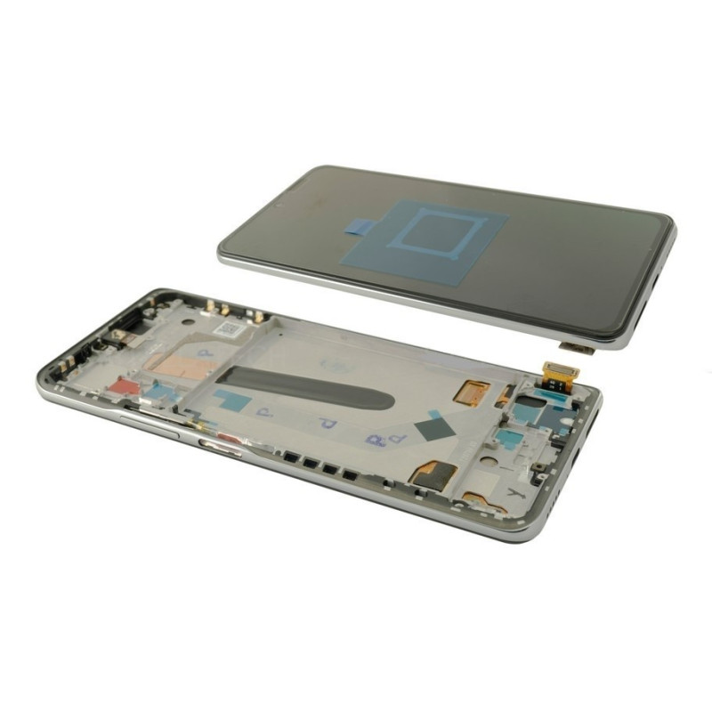 LCD screen Xiaomi Mi 11i / Mi 11X / Mi 11X Pro / Poco F3 with touch screen with frame Lunar White original (used Grade B