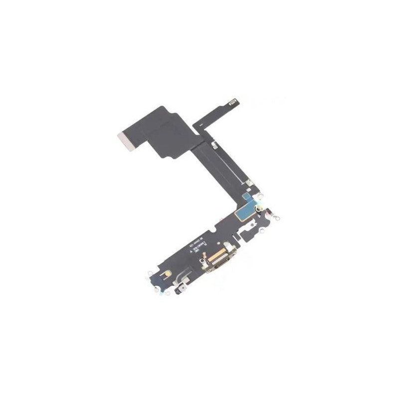 Lanksčioji jungtis skirta iPhone 15 Pro Max įkrovimo kontaktų, su mikrofonu Blue Titanium originali (used Grade A)