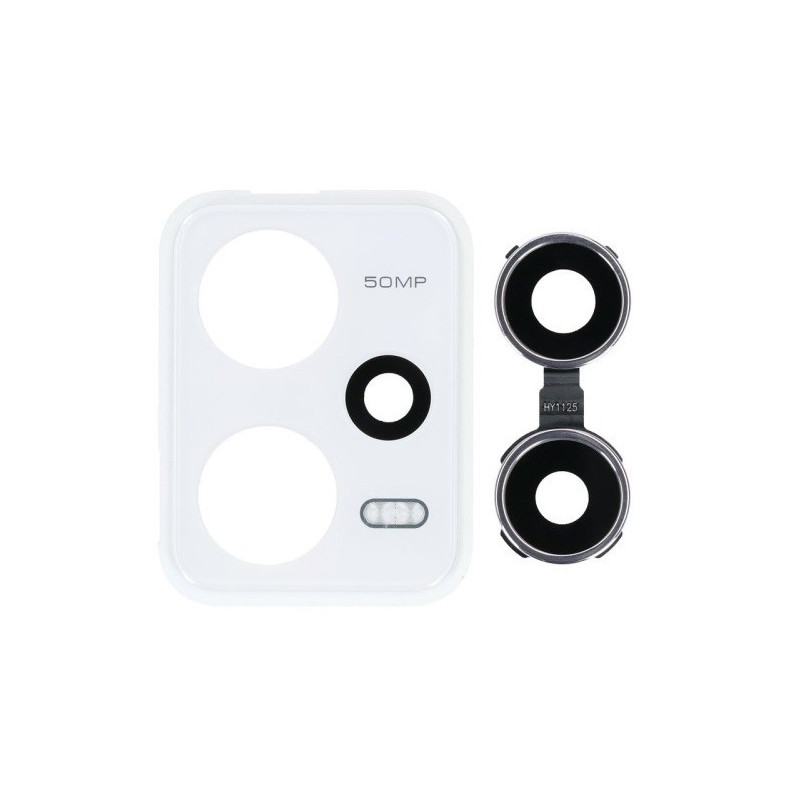 Xiaomi Redmi Note 12 Pro 5G lens for camera (frame + lens 3pcs) Polar White original (used Grade A)