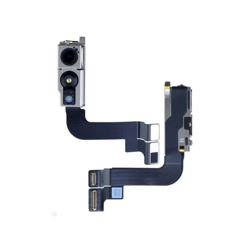 Lanksčioji jungtis skirta iPhone 15 Pro Max su priekine kamera, šviesos davikliu originali (used Grade A)