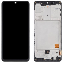 LCD screen Samsung A415 A41 2020 with touch screen and frame Black (TFT version) HQ