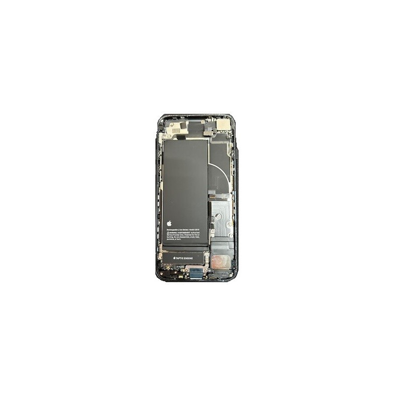 Galinis dangtelis iPhone SE 2022 Black pilnas su šleifais ir baterija originalus (used Grade B)