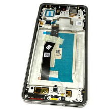 Ekranas Xiaomi 14T 5G / 14T Pro 5G su lietimui jautriu stikliuku ir rėmeliu Titan Black OLED