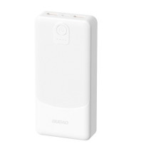 Išorinė baterija POWER BANK Dudao (K10) 10000mAh (1xUSB-C 2xUSB 2.4A) balta