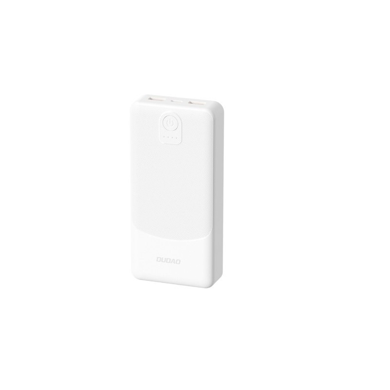 Išorinė baterija POWER BANK Dudao (K10) 10000mAh (1xUSB-C 2xUSB 2.4A) balta