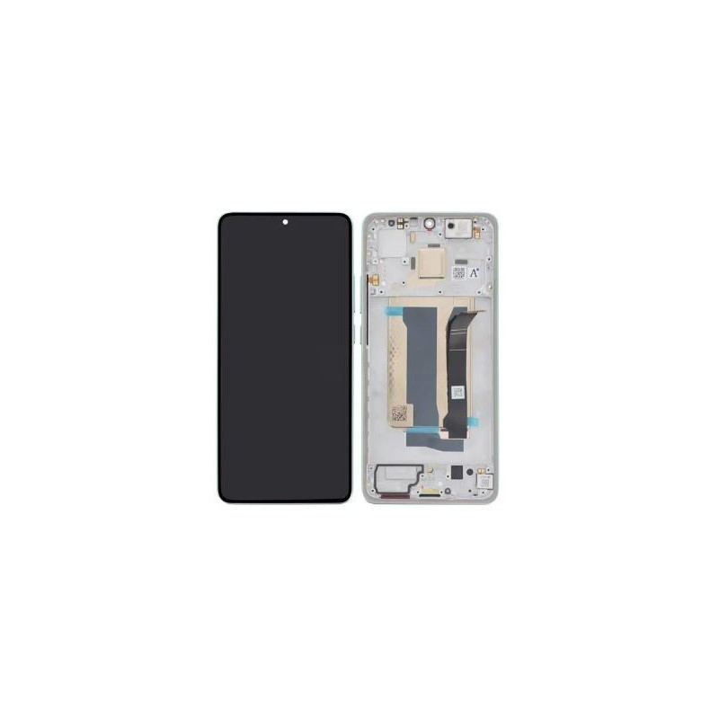 LCD screen Xiaomi Poco X7 Pro 5G with touch screen with frame Green original (service pack)