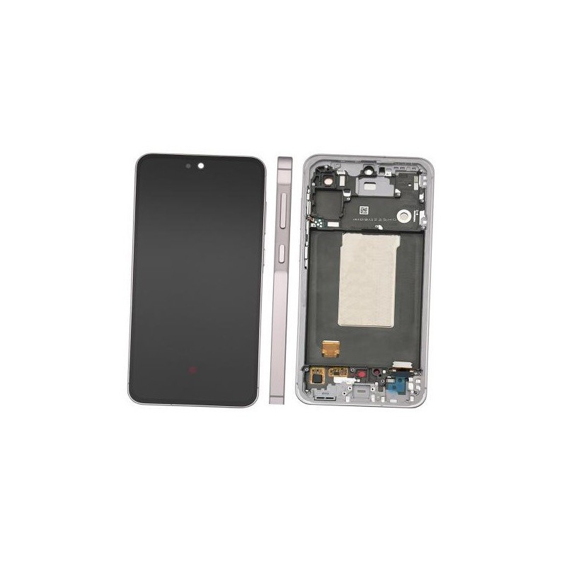LCD screen Samsung A566 A56 5G with touch screen and frame Awesome Pink original (assembled service pack)