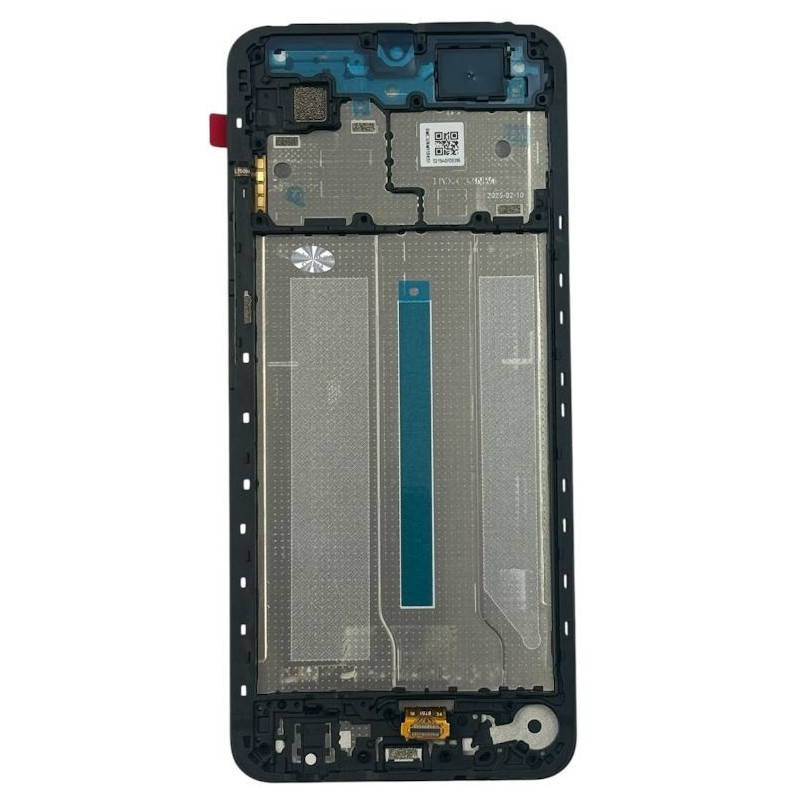 LCD screen Xiaomi Redmi A5 (Short Flex) with touch screen with frame Black original (service pack)