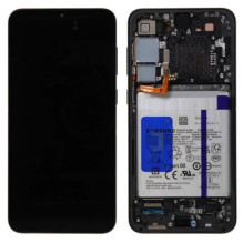 LCD screen Samsung S916 S23+ 5G with touch screen and frame Phantom Black original (used Grade B)