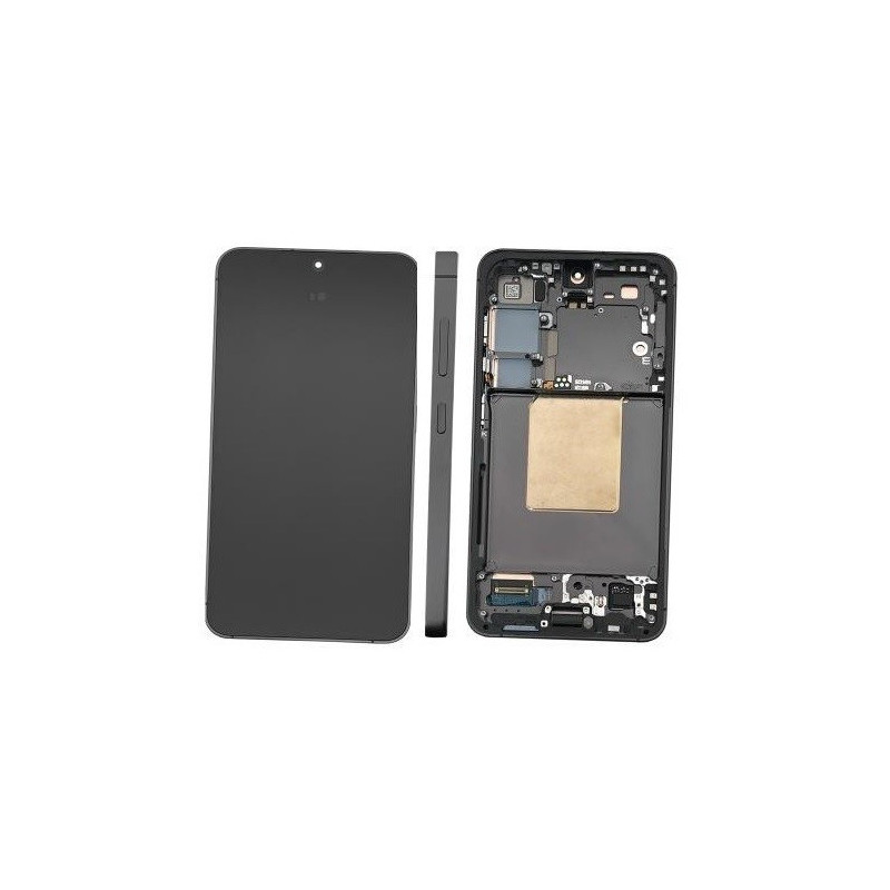 LCD screen Samsung S921 S24 with touch screen and frame Onyx Black original (used Grade B)