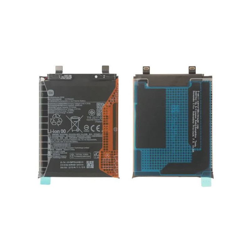 Battery original Xiaomi Redmi Note 14 Pro+ 5G 5110mAh BM68 / BP56 (service pack)
