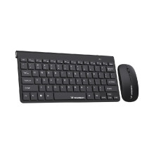 Wireless keyboard+mouse Wozinsky (WZKM-078) black