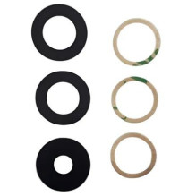 Samsung A165 A16 4G / A166 A16 5G lens for camera Black (only lens 3pcs) ORG