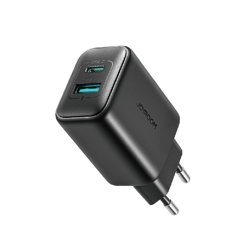 Įkroviklis JOYROOM (JR-TCF13) (1xUSB-C 1xUSB 3A 25W) juodas
