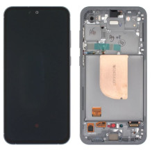 LCD screen Samsung S711 S23 FE 5G with touch screen and frame Graphite original (used Grade B)