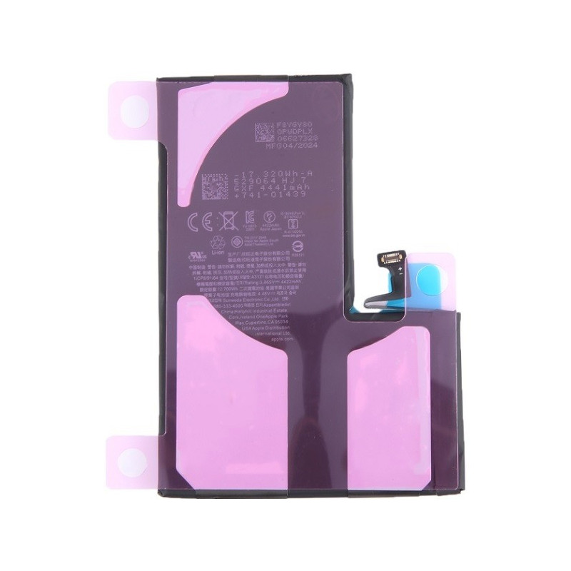Battery ORG for iPhone 15 Pro Max 4422mAh Self-Diagnosable with sticker
