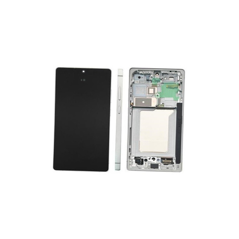 LCD screen Samsung S938 S25 Ultra with touch screen and frame Titanium Silver Blue original (assembled service pack)