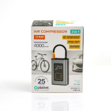 Automobilinis oro kompresorius Platinet 3in1 (4000mAh 10Bar)