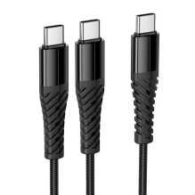 USB cable HOCO X123 2in1...