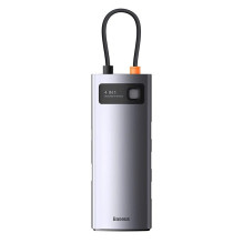 4in1 šakotuvas „Baseus Metal Gleam“ serija, USB-C į 4x USB 3.0