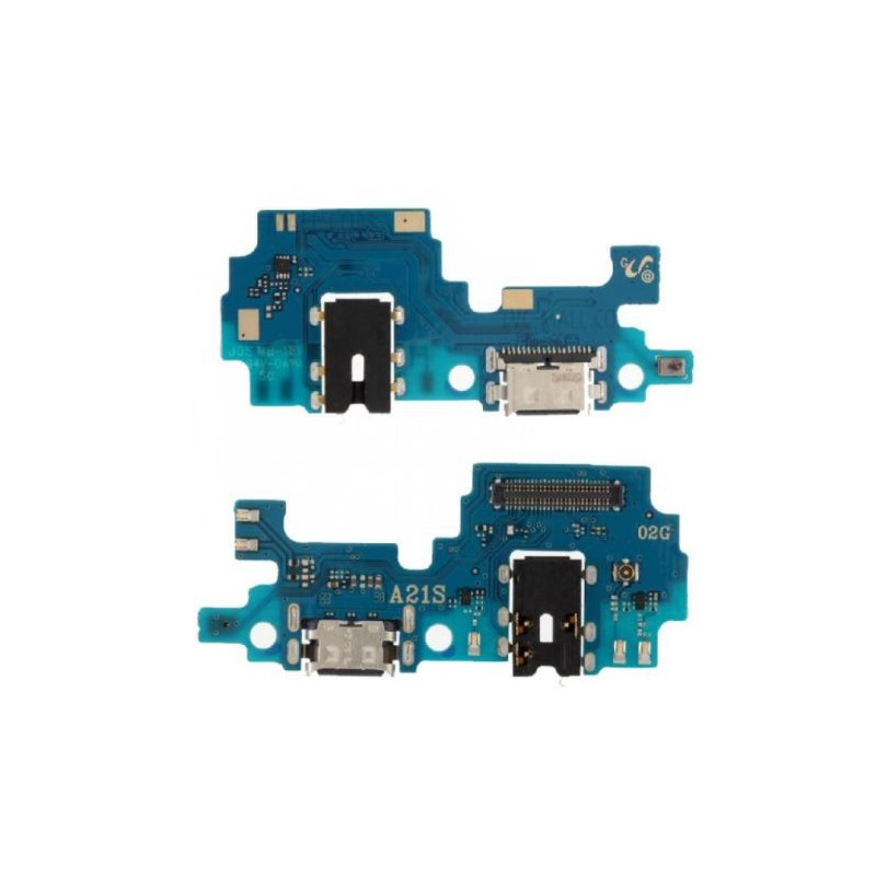 Lanksčioji jungtis Samsung A217 A21s 2020 su įkrovimo kontaktu, mikrofonu, ausinių lizdu originali (used Grade A)