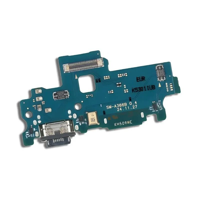 Lanksčioji jungtis Samsung A366 A36 5G su įkrovimo kontaktu, mikrofonu originali (used Grade A)