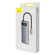 4in1 šakotuvas „Baseus Metal Gleam“ serija, USB-C į 4x USB 3.0