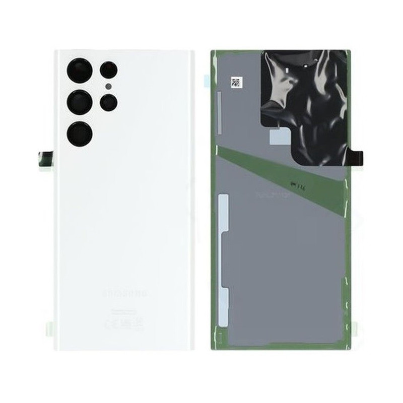 Galinis dangtelis Samsung S908 S22 Ultra White originalus (service pack)