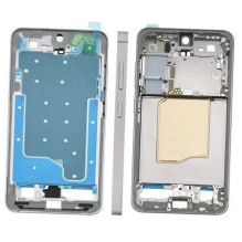 Ekranas Samsung S931 S25 su lietimui jautriu stikliuku ir rėmeliu Silver Shadow originalus (used Grade B)