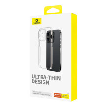 „iPhone 15 ProMax Baseus OS-Lucent“ serijos telefono dėklas (skaidrus)