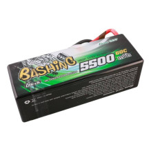 „Gens Ace G-Tech 5500mAh 4S1P 14.8V 60C“ kieto korpuso RC automobilio lipo akumuliatorius