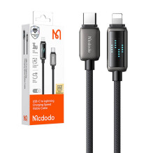„Mcdodo CA-2630“ USB-C į „Lightning“ laidas, 36 W, LED ekranas, 1,2 m „Mcdodo CA-2630“ USB-C į „Lightning“ laidas, 36 W, LED ekranas, 1,2 m