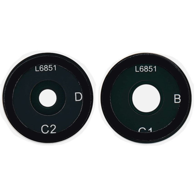 Xiaomi Redmi 14C kameros stikliukas Black (only lens 2pcs) ORG
