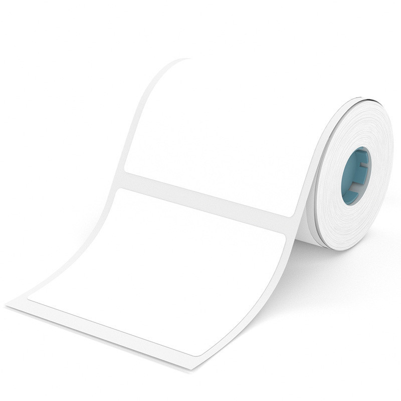 Terminės etiketės Niimbot lipdukai 80x50 mm - 560 vnt. Baltos