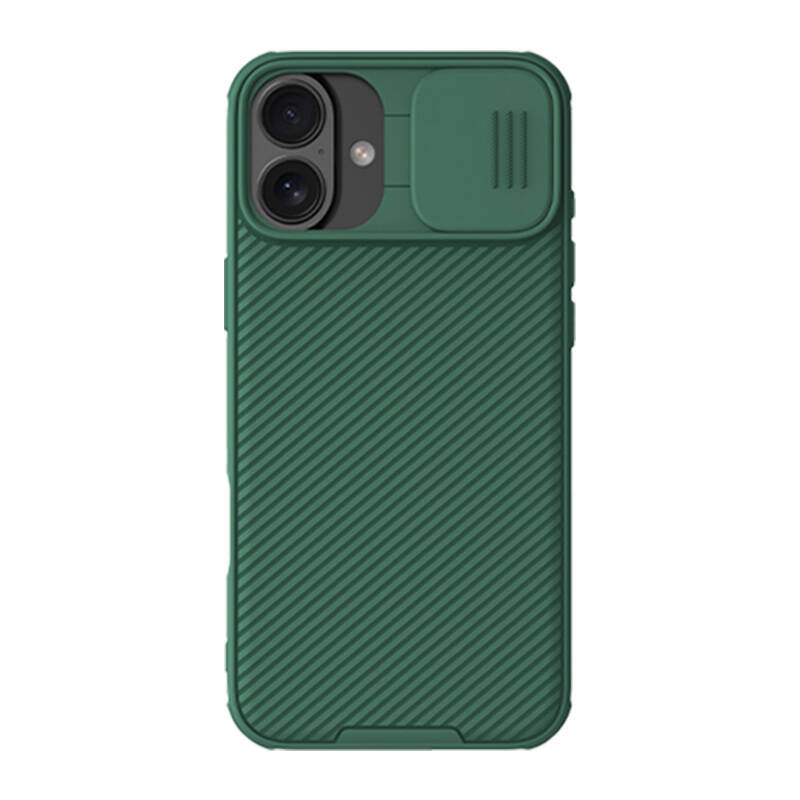 „Nillkin CamShield Pro iPhone 16 Plus“ dėklas (žalias)