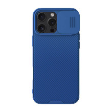 „Nillkin CamShield Pro iPhone 16 Pro Max“ dėklas (mėlynas)